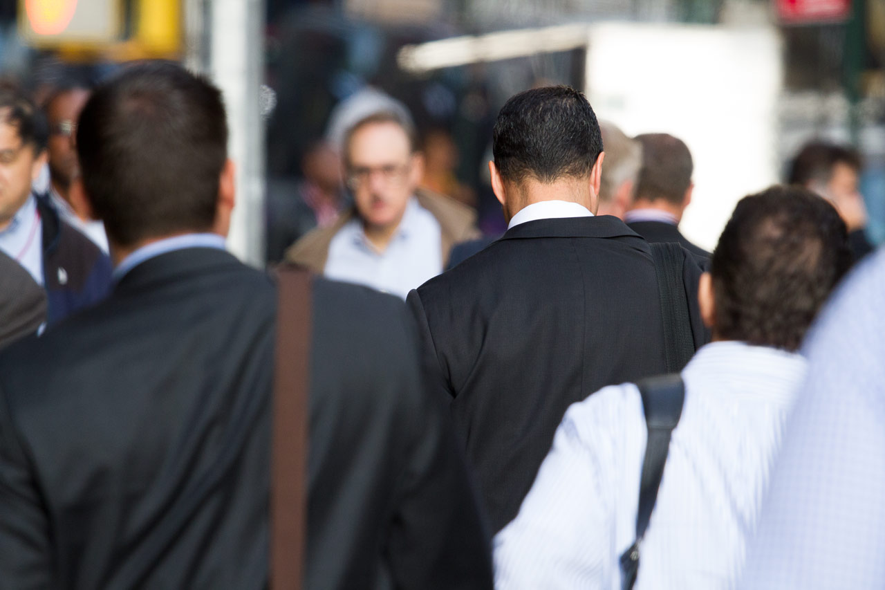 Wall Street, New York - Players #2 - Ultrachrome high glossy prints 120x80cm Laminated on Alu-Dibond.